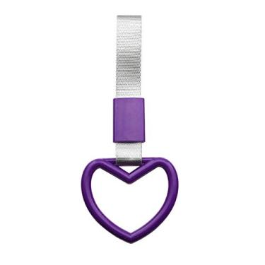 Imagem de Anel Tsurikawa Coração JDM Alça de Trem Ônibus Mão Cordão Charme Drift