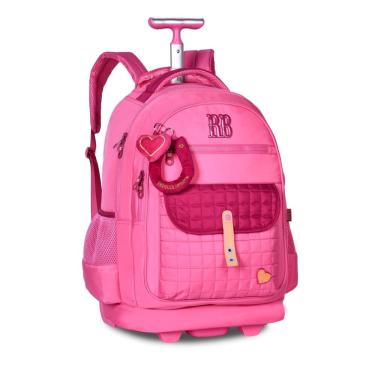 Imagem de Mochila De Rodas Rebecca Bonbon Chaveiro de Pelúcia