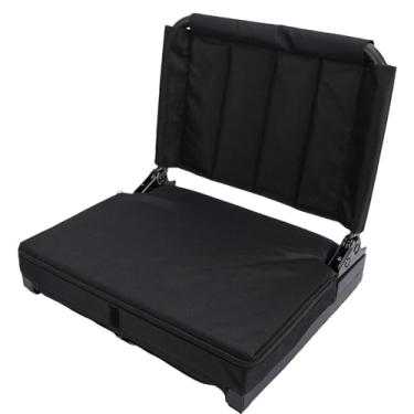 Imagem de Luocute Assento de Estádio, Encosto Ajustável, Cadeira de Arquibancada Acolchoada Grossa Com Alça de Ombro e Porta-copos, Assento Ergonômico Dobrável para Eventos Esportivos Ao Ar