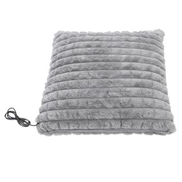 Imagem de Cryfokt Pillow Aquecido de 5 V, Algodão PP Algodão Aquecedor de Dormir Cobertura Gentil de Sofá de Aquecimento USB Confortável Removável para Escritório