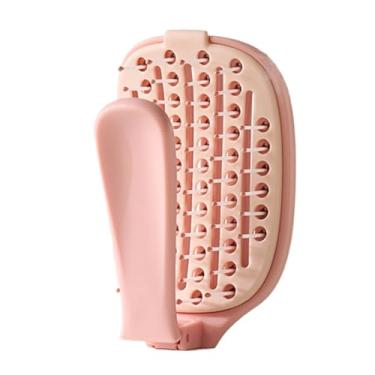 Imagem de Escova De Cabelo Autolimpante - Acessórios Para Estilização Do Cabelo Auto-limpantes E Dobráveis | Pente De Massagem Do Couro Cabeludo | Para Mulheres Meninas Mães Casa Salão Hotel Viagem Piscina