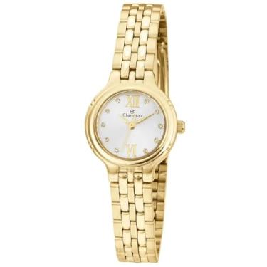 Imagem de RELOGIO CHAMPION ANALO PRATA METAL DOURADO CN28393H