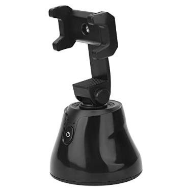 Imagem de aqxreight ABS Portátil Ao Ar Livre 360 ​​Panorâmica Identificação Automática Rosto Após Tiro Rotação Rastreamento Selfie StickPreto você você e Gravação Horizontal Pode para a Foto Seguinte (Cor