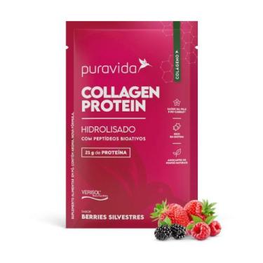 Imagem de Colágeno Collagen Protein Berries Silvestres Puravida 40g - Pura Vida