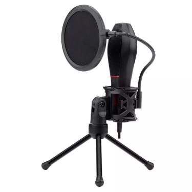 Imagem de Microfone Condensador USB Redragon Quasar 2, Cabo 1,5m - Mesa de Gravação e vídeos Youtube - GM200-1