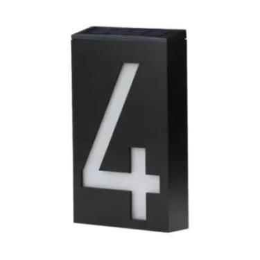 Imagem de Luz De Número De Casa LED Solar À Prova d'Água Para Exterior ZEXEF Lum