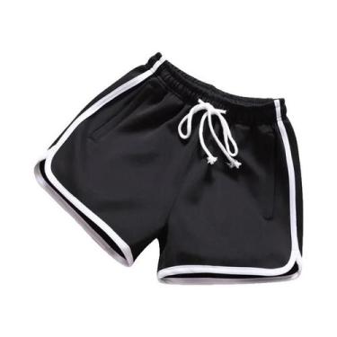 Imagem de Bermuda Masculina De Secagem Rápida Com Cintura Elástica Para Academia