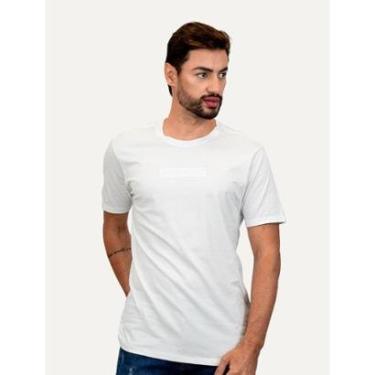 Imagem de Camiseta John John Masculina Regular Embossed White Branca-Masculino