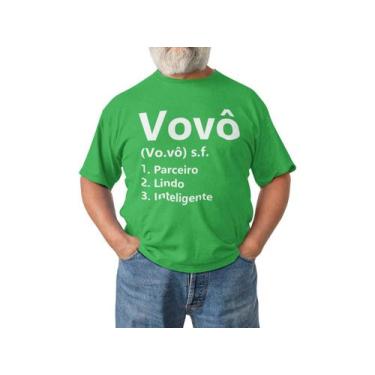 Imagem de Camiseta Frase Dia Dos Pais Papai Pai e Filho Verde Bandeira - Del Fra