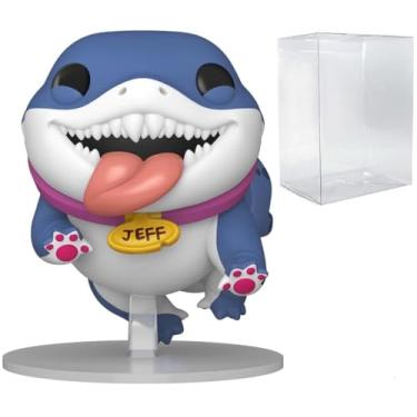 Imagem de POP Games: Marvel Rivals - Jeff The Land Shark Funko Vinyl Figure (Bundled with Compatible Box Protector Case), Multicolor, 3.75 inches