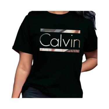 Imagem de Camiseta Casual De Algodão Feminina De Verão Com Decote Redondo E Mang