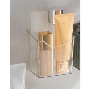 Imagem de Cesto Organizador de Armazenamento Montado na Parede Recipiente Suspenso Multipropósito Economia Espaço Duradouro PET Prático Higiênico para Cozinha B