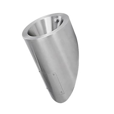 Imagem de pcagfaajmh Mictório montado na parede de aço inoxidável 304, mictório masculino por indução de drenagem de vaso sanitário público pequeno vaso sanitário vertical, adequado para casa, hotel, escola