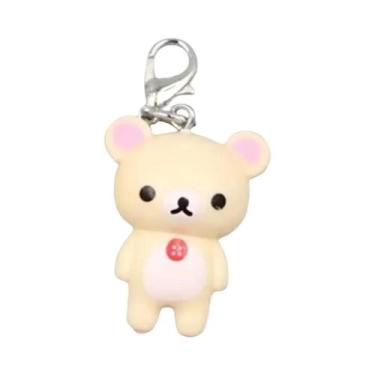 Imagem de Chaveiro De Urso Kawaii Rilakkuma, Charms Para Telefone Y2K, Cadeia De
