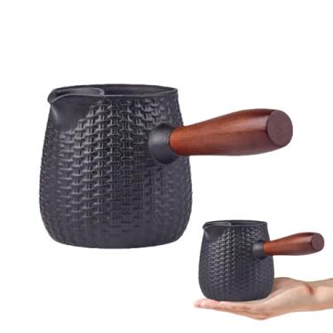 Imagem de Chaleira De Ferro Fundido Para Chá,Recipiente de Chá de 600 ml para Fogão - Bule De De Ferro Fundido Com De - Para Acampamento Viagens Cozinha E Praia