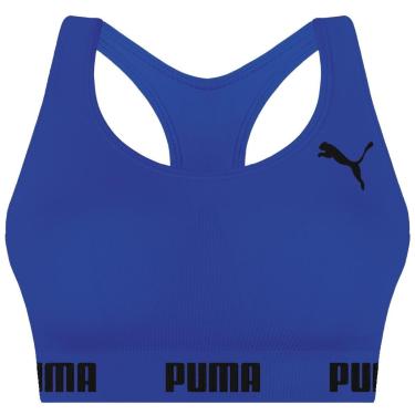 Imagem de Top Puma Feminino Alta Sustentação Fitness Fit Para Academia Treino Corrida-Feminino