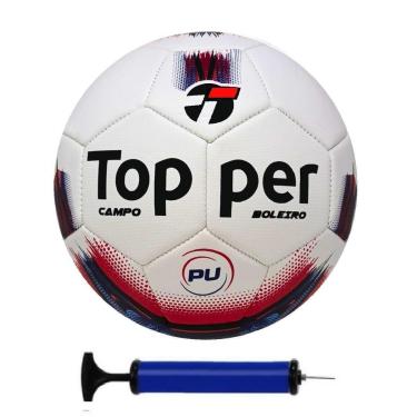 Imagem de BOLA DE FUTEBOL CAMPO TOPPER BOLEIRO COM BOMBA DE AR-Unissex