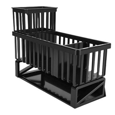 Imagem de TOPINCN Organizador Multifuncional para Pia de Cozinha PET Drenagem Inclinada Design Esponja Escova Suporte para Dispensador de Sabão Anti-acumulação de água Rack de Armazenamento de