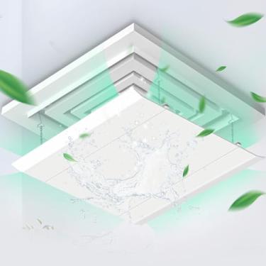 Imagem de Defletor de vento de ar condicionado central ajustável, capa de ventilação de teto, proteção CA anti-sopro direto para escritório, controle de fluxo de ar com eficiência energética, fácil instalação