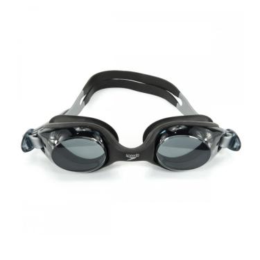 Imagem de Óculos de Natação Infantil, Speedo, Junior Olympic, SoftFrame Antifog e Proteção UV, Vedação P - Preto Fume