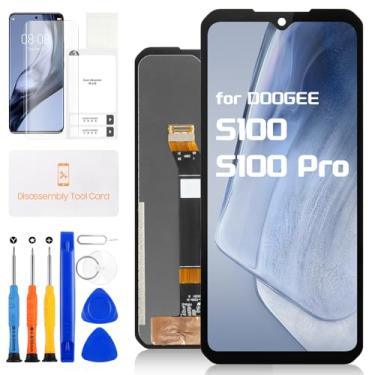 Imagem de Para DOOGEE S100 / S100 Pro Tela de substituição para DOOGEE S100 Tela LCD sensível ao toque para DOOGEE S100Pro Tela LCD digitalizador de vidro Montagem completa com kits de reparo