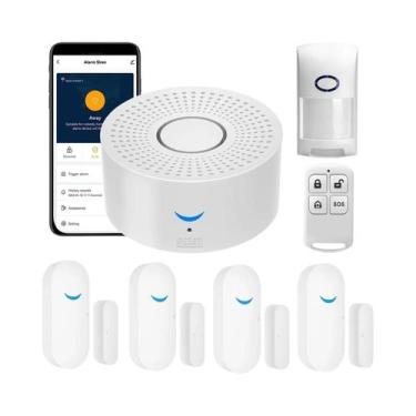 Imagem de Sistema De Alarme Para Casa Inteligente Tuya Wifi 433mhz, Sirene Sem F