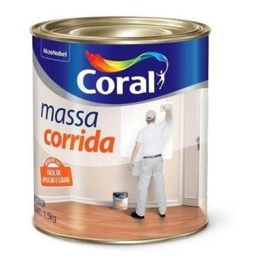 Imagem de Massa Corrida Branca 1,5kg Coral
