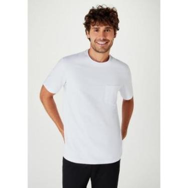 Imagem de Camiseta Básica Hering Super Cotton Com Bolso Masculina-Masculino