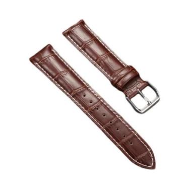 Imagem de Pulseira De Couro Genuíno Preto E Marrom Para Relógio Seiko 10-24mm - 