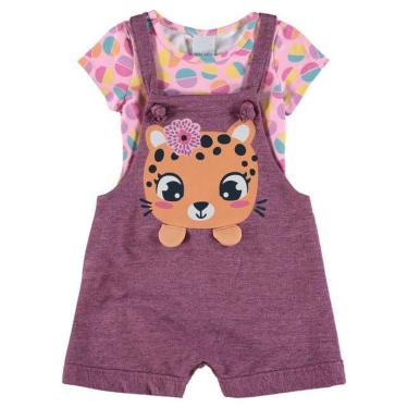 Imagem de Conjunto Menina Blusa e Jardineira Malwee 1 ao 8 Ref. 97995-Feminino