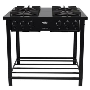Imagem de Fogão Dako Industrial 4 Bocas Preto