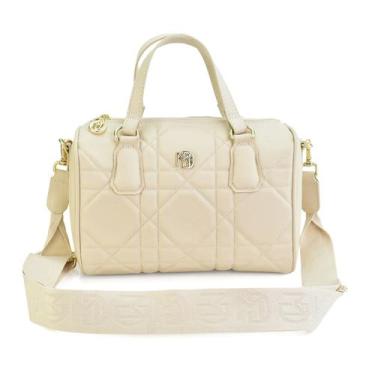 Imagem de Bolsa Modare Napa Soft Creme Transversal Espaçosa Casual -, Creme, UN