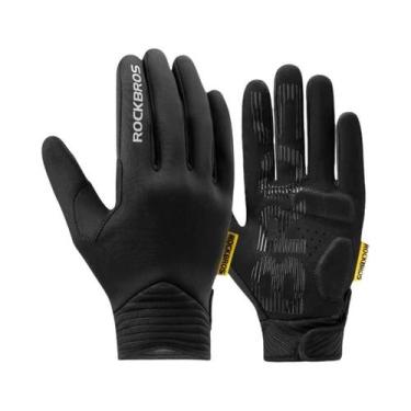 Imagem de Luvas De Ciclismo Masculinas De Inverno ROCKBROS, À Prova De Vento, Em