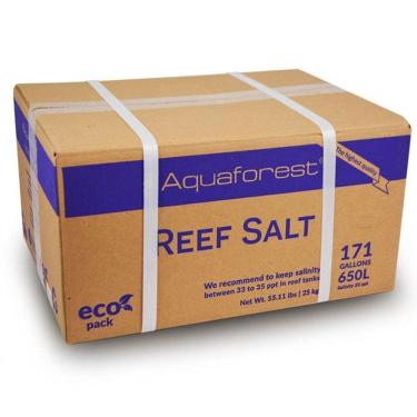 Imagem de Sal Marinho Aquaforest Reef Salt 25kg Especial para Corais