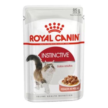 Imagem de KIT Sachê Royal Canin Instinctive Alimento Úmido para Gato 85g - 3 uni
