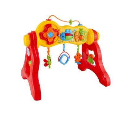 Imagem de Centro De Atividades Play Gym Infantil 3 Em 1 com Som - Maral, Colorid