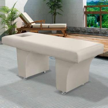 Imagem de Maca de Massagem Caribe Sintético Shop das Cabeceiras, Bege