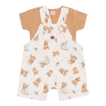 Imagem de Conjunto Bebê Menino Body /Jardineira Ursinho Mini & Co-Masculino
