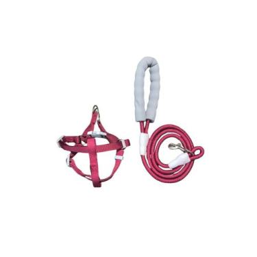 Imagem de Coleira para Cachorro, Guia Peitoral Ajustável, Pet, Reforçada, Estilo