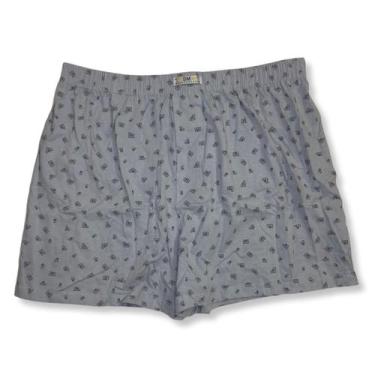 Imagem de Cueca Samba Canção de Algodão Dom Marco, G, Cinza