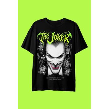 Imagem de Camiseta DC Comics Coringa Bad Never, P, Preto
