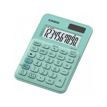 Imagem de Calculadora De Mesa Casio Mini Ms-7uc 10 Dígitos Verde