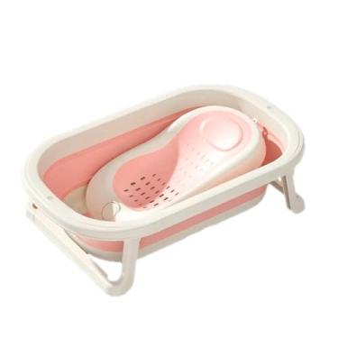 Imagem de Kit Banheira Dobrável Bebê Mastela 29L com Redutor, Portátil e Compact
