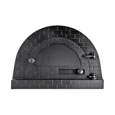 Imagem de Porta Forno Ferro Igloo Vidro Soleira Libaneza 24,5x38,5cm