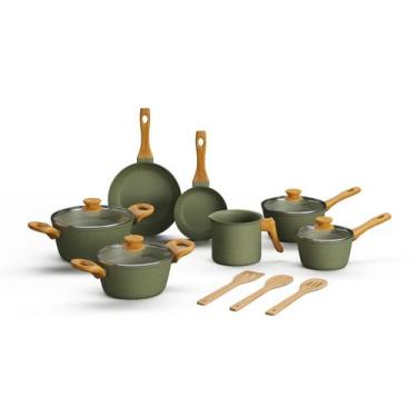 Imagem de Jogo de Panelas de Indução com Revestimento Cerâmico Antiaderente Styl