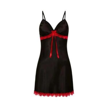 Imagem de Pijama Plus Size Feminino Sexy em Cetim - Sem Mangas e Confortável, BR