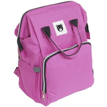 Imagem de Mochila Bolsa Maternidade Bebê Térmica Impermeável Multifunção Menino 