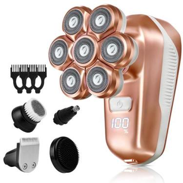 Imagem de Aparador Elétrico Spotlese 5 em 1 à Prova dÁgua Rose Gold