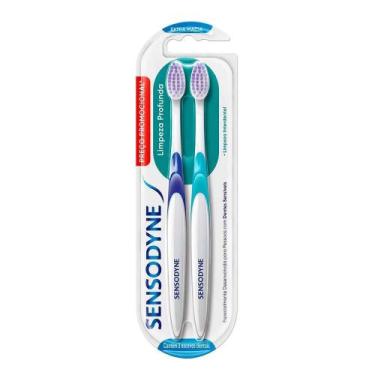 Imagem de Escova Dental Sensodyne Limpeza Profunda Extra Macia Cabeça Extra Comp