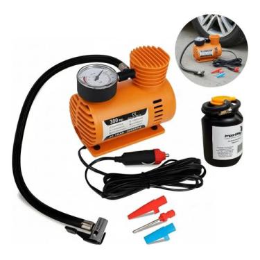 Imagem de Mini Compressor de Ar Automotivo 300 PSI 20L/min Com Selante Importway